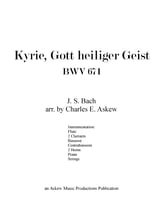 Kyrie, Gott heiliger Geist Orchestra sheet music cover